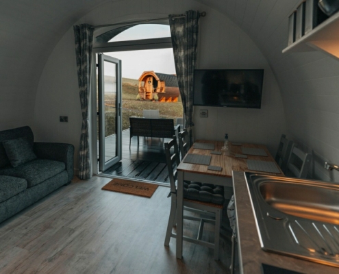 Spacious Wooden Pods